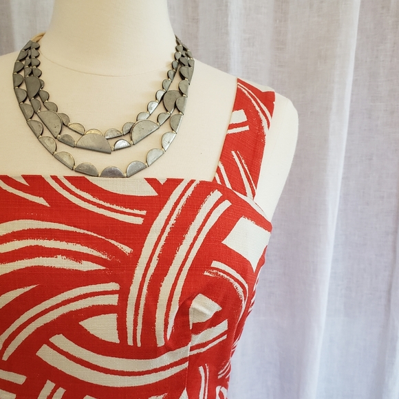 Banana Republic Dresses & Skirts - Red brushstroke sundress by Banana republic
